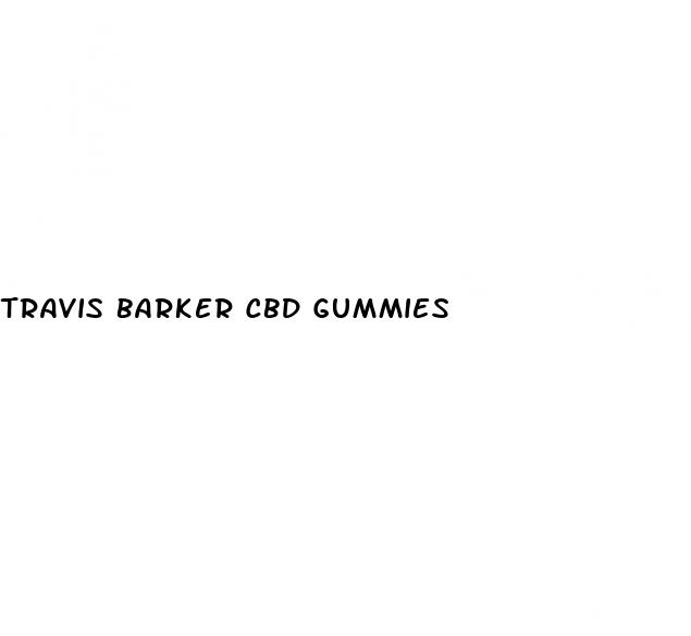 travis barker cbd gummies