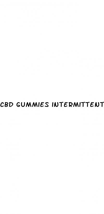 cbd gummies intermittent fasting