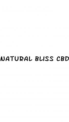 natural bliss cbd gummies cost