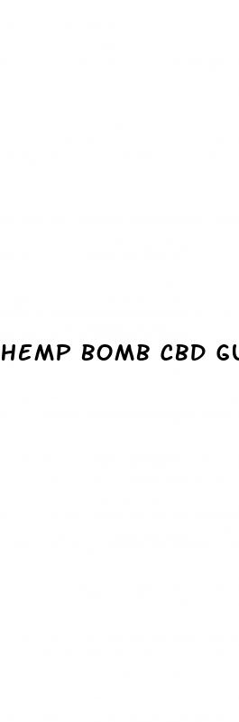 hemp bomb cbd gummies 50 ct bottle