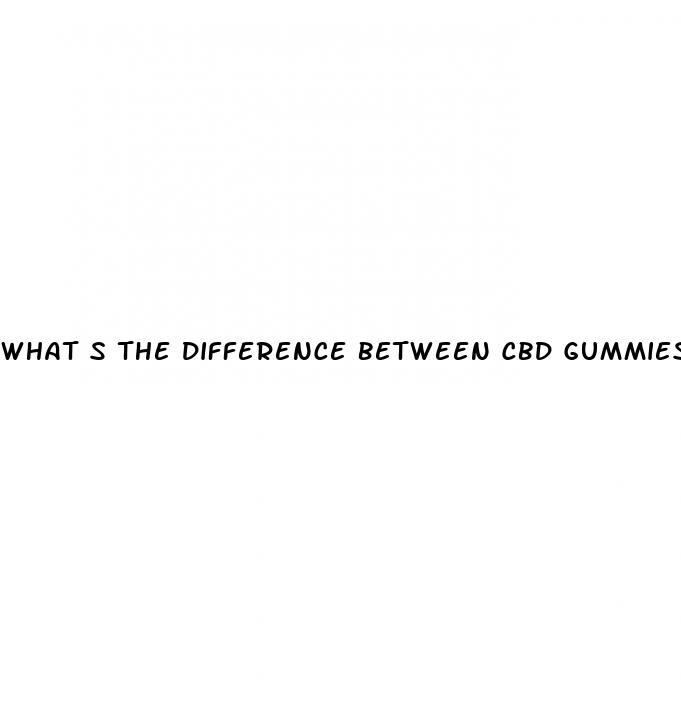 what s the difference between cbd gummies and hemp gummies