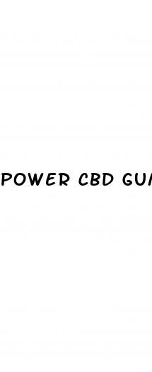 power cbd gummies for ed