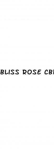 bliss rose cbd gummies