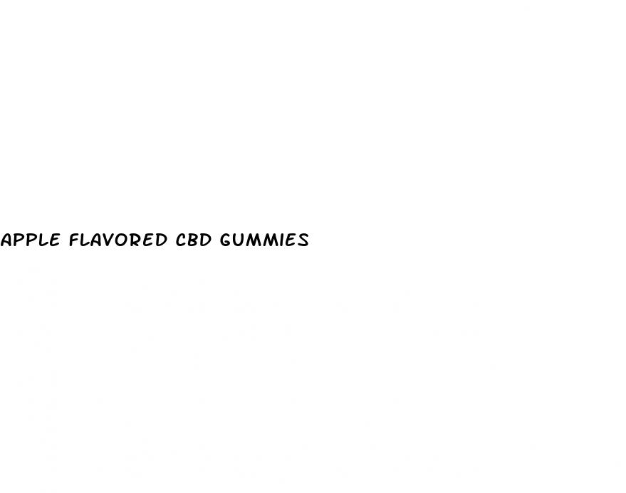 apple flavored cbd gummies