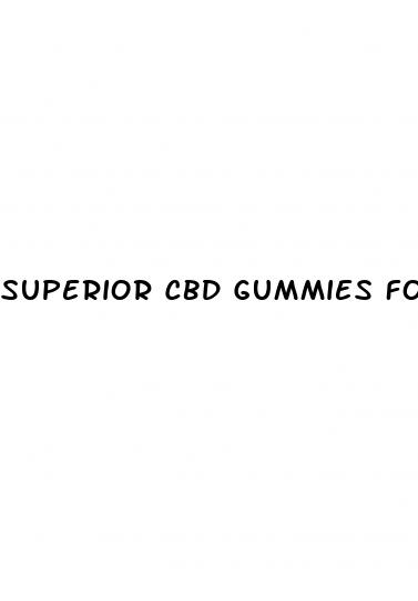 superior cbd gummies for ed