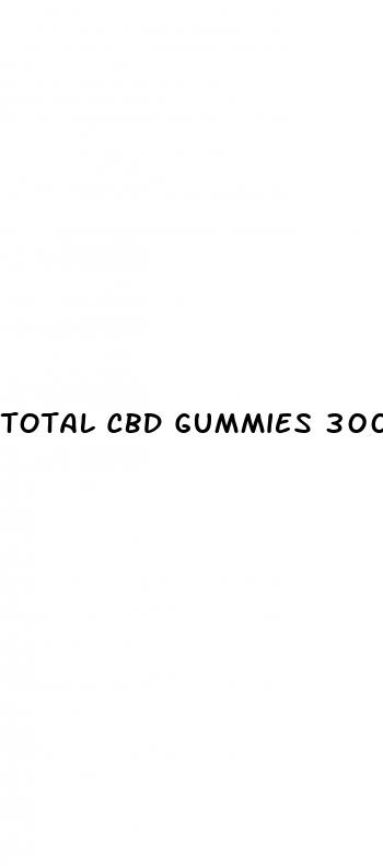 total cbd gummies 300 mg