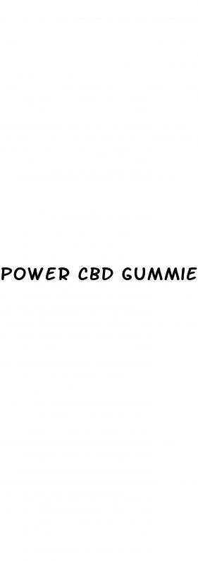 power cbd gummies ed