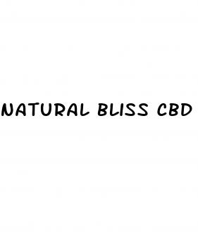 natural bliss cbd gummies dr oz