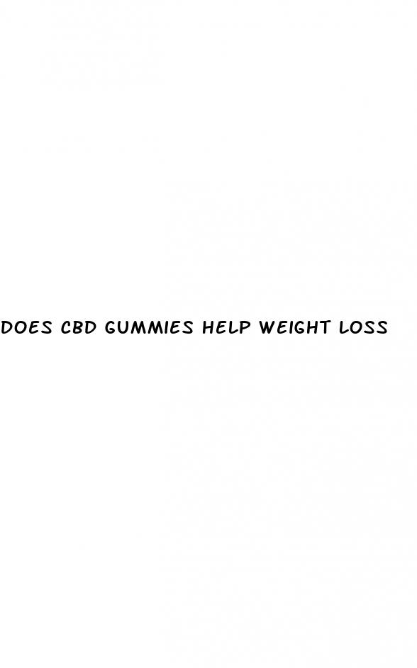 does cbd gummies help weight loss