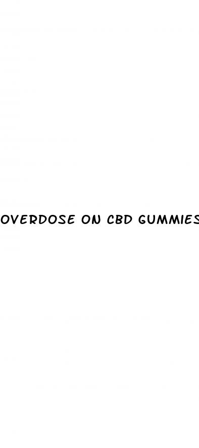 overdose on cbd gummies