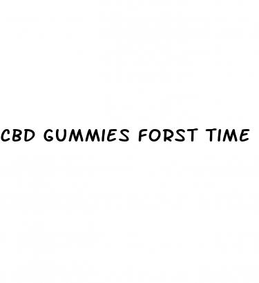 cbd gummies forst time