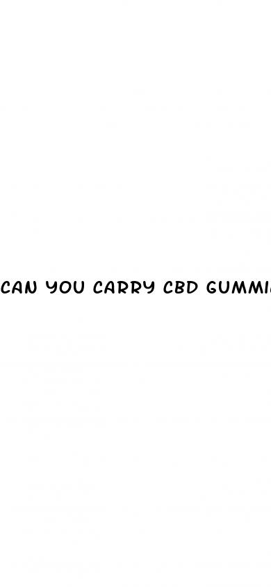 can you carry cbd gummies on an airplane