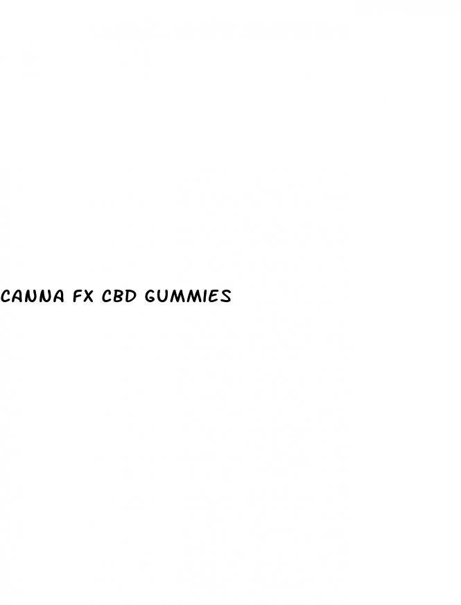 canna fx cbd gummies