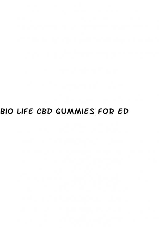 bio life cbd gummies for ed