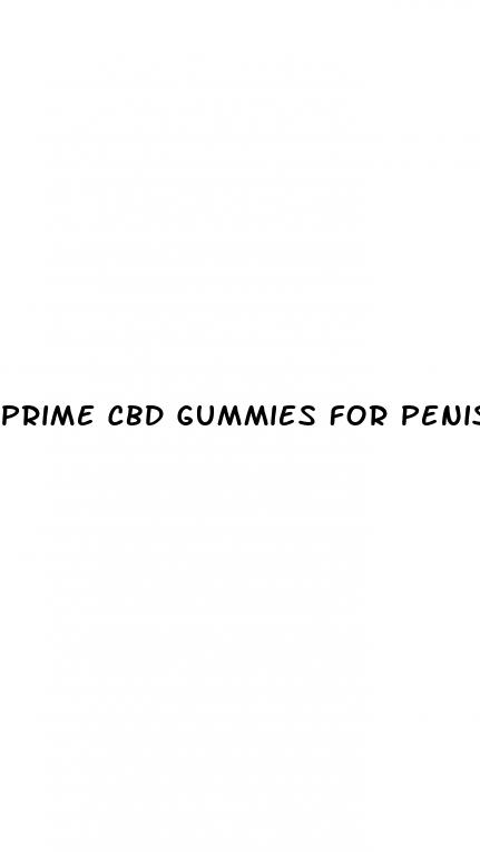 prime cbd gummies for penis