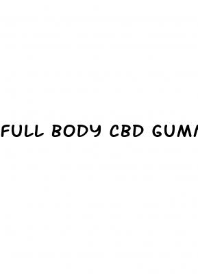 full body cbd gummies male enhancement