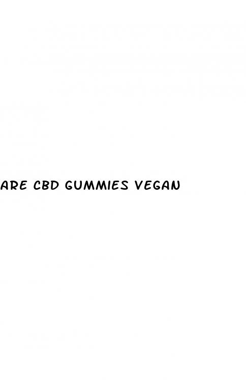 are cbd gummies vegan