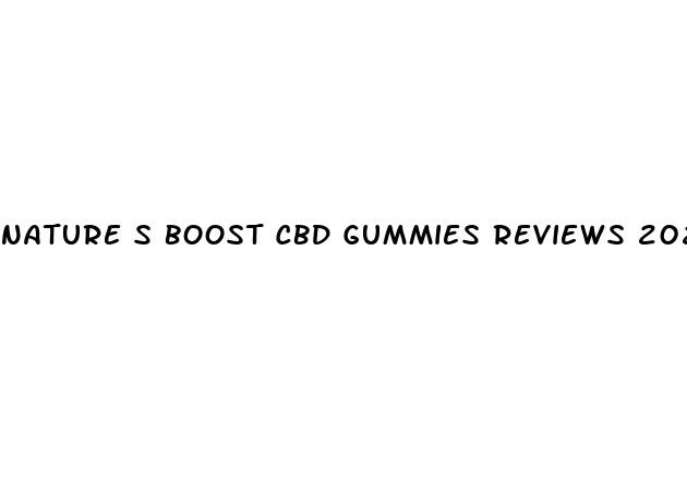 nature s boost cbd gummies reviews 2024