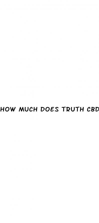 how much does truth cbd gummies cost