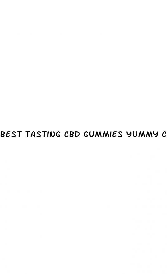 best tasting cbd gummies yummy cbd