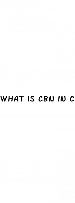 what is cbn in cbd gummies