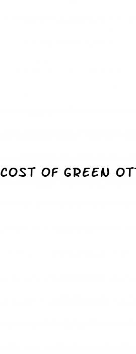 cost of green otter cbd gummies