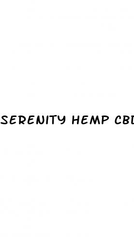 serenity hemp cbd gummies