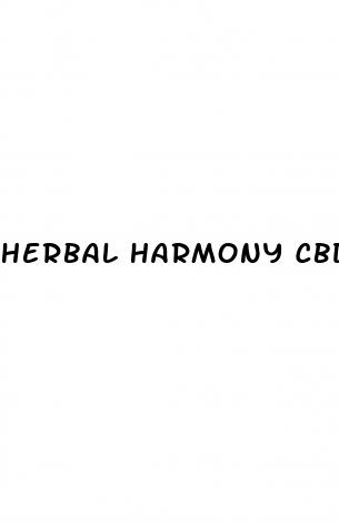 herbal harmony cbd gummies for diabetes