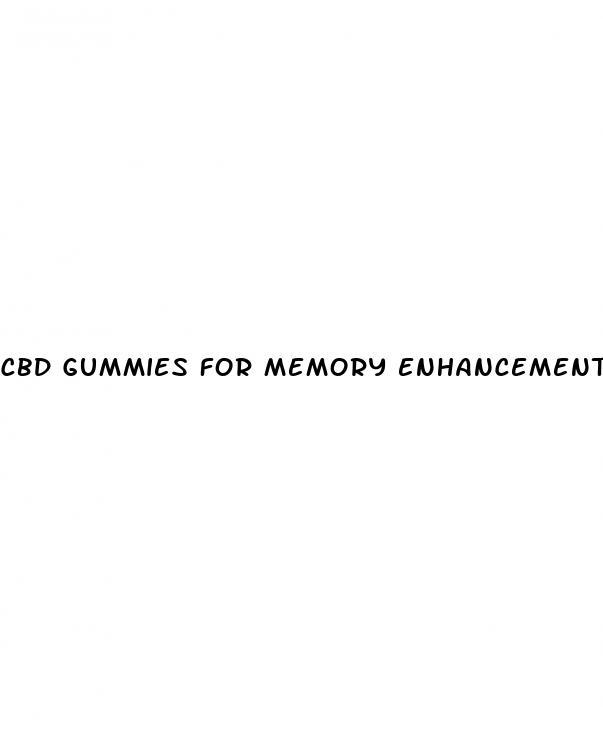 cbd gummies for memory enhancement