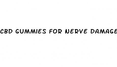 cbd gummies for nerve damage