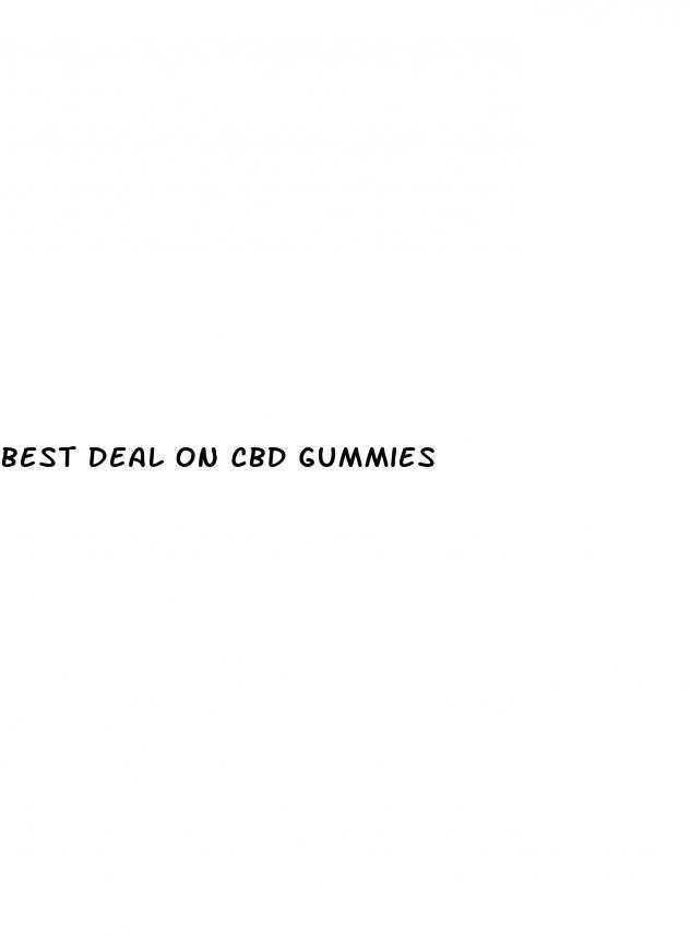 best deal on cbd gummies