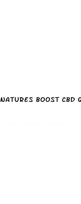 natures boost cbd gummies for smoking