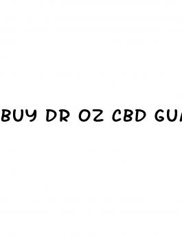 buy dr oz cbd gummies