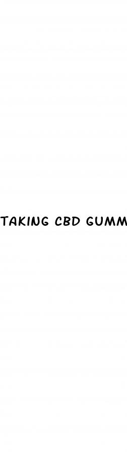 taking cbd gummies for first time