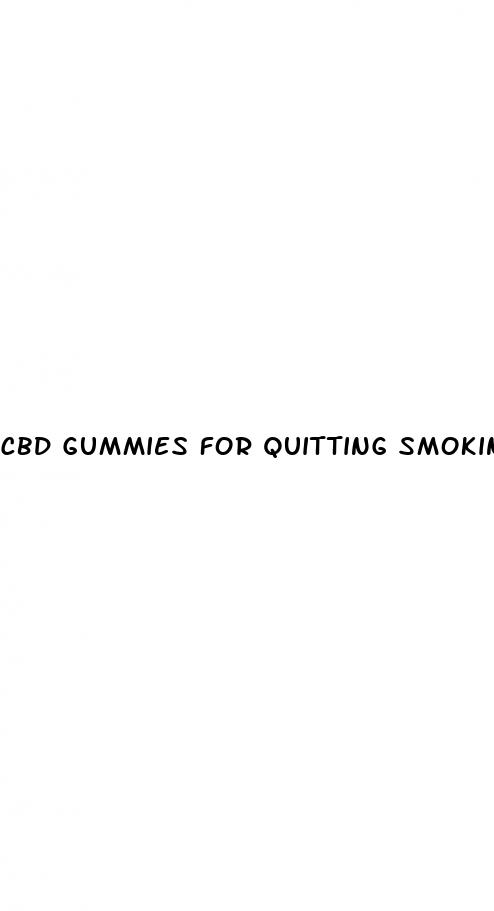 cbd gummies for quitting smoking cigarettes shark tank