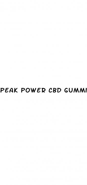 peak power cbd gummies reddit