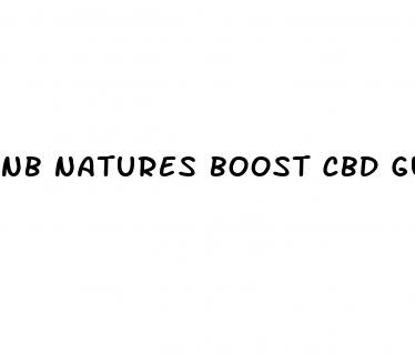 nb natures boost cbd gummies nearby