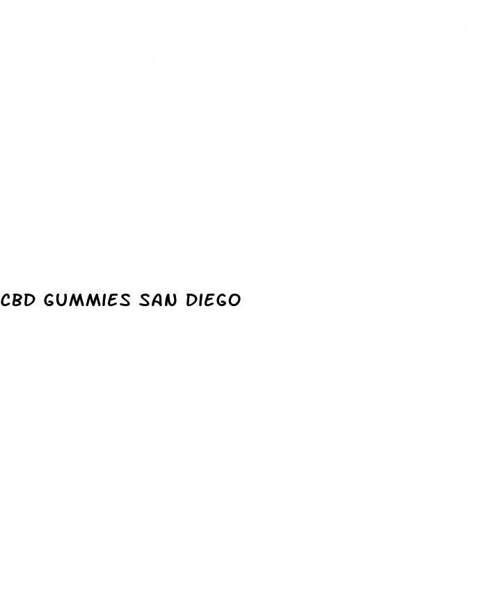 cbd gummies san diego