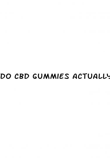 do cbd gummies actually help with anxiety