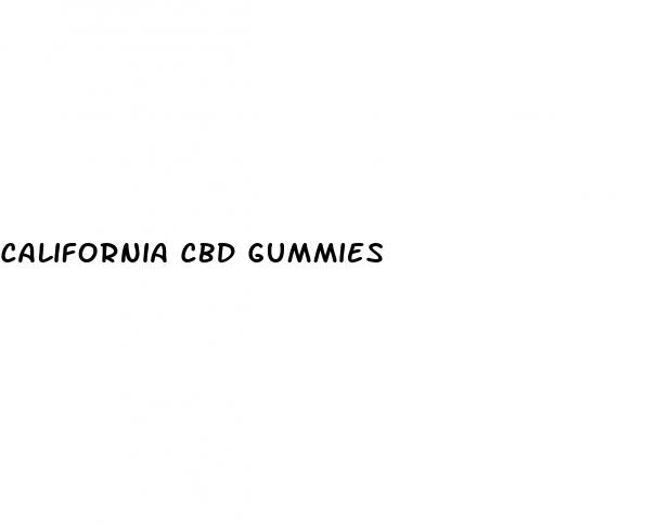 california cbd gummies