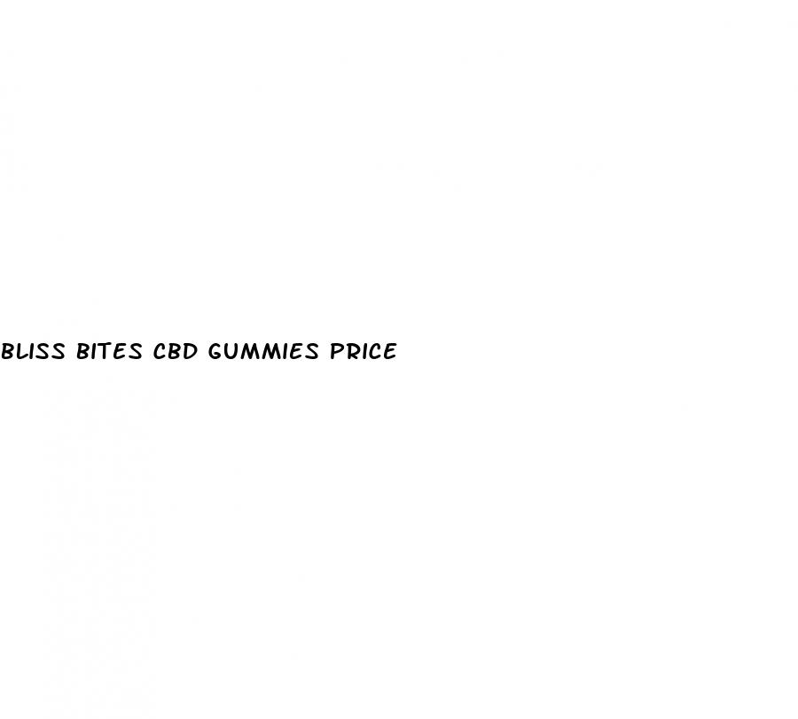 bliss bites cbd gummies price