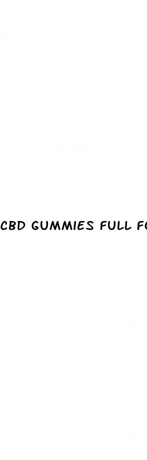 cbd gummies full form