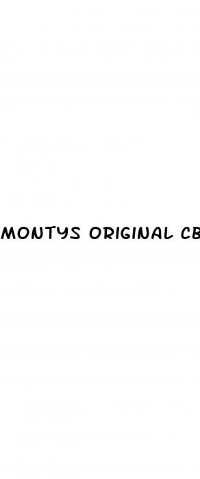 montys original cbd gummies