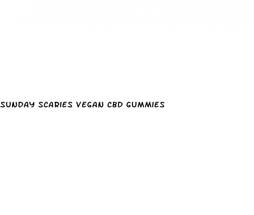 sunday scaries vegan cbd gummies