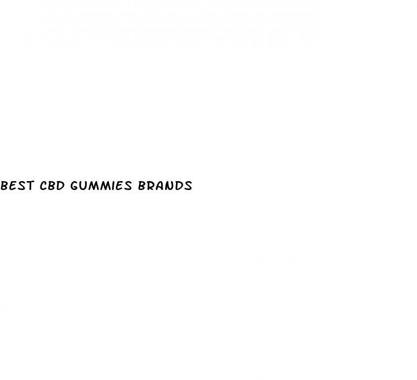 best cbd gummies brands