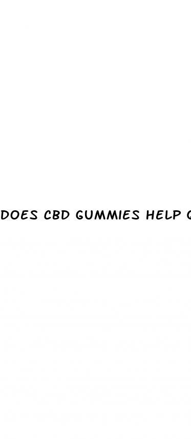 does cbd gummies help quit smoking