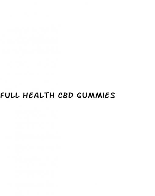 full health cbd gummies