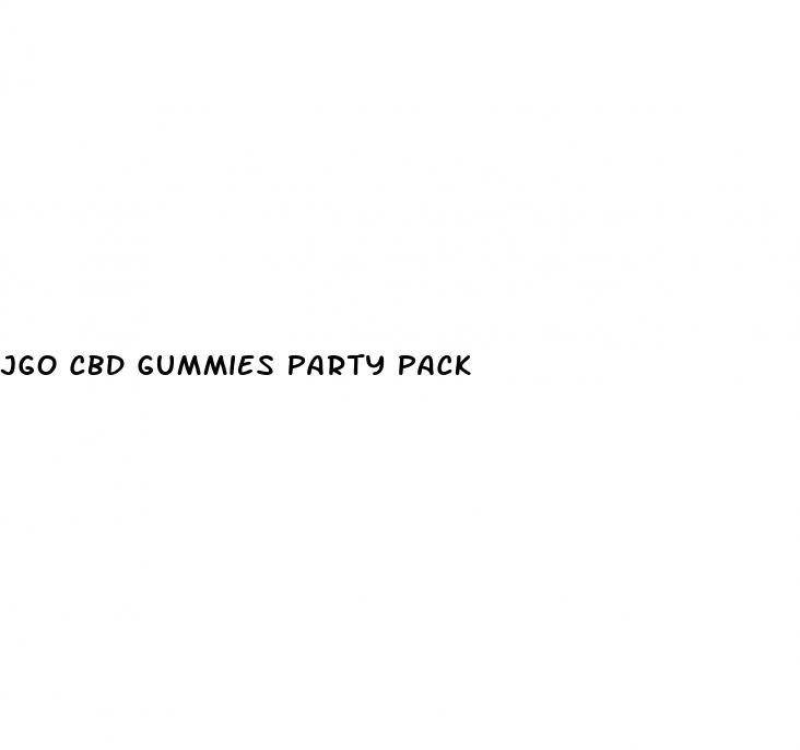 jgo cbd gummies party pack