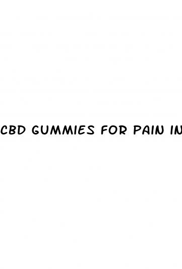 cbd gummies for pain in elderly