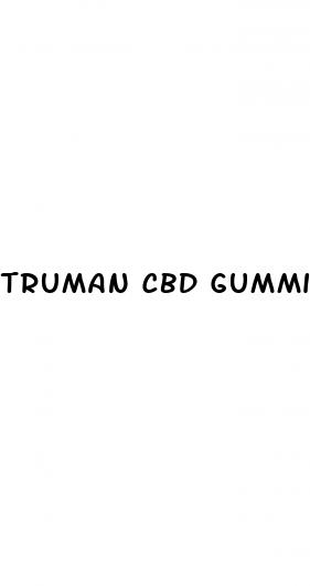 truman cbd gummies for ed